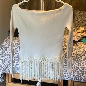 Going out fitting fringe shirt